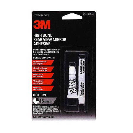 3M(TM) High Bond Rearview Mirror Adhesive, 08749, 0.02 fl oz, 12 per case