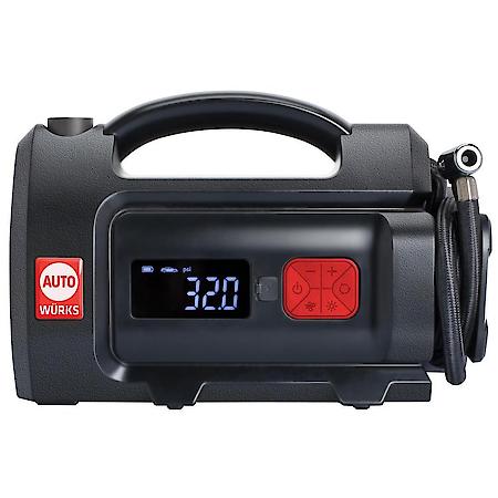 Autowurks Cordless Rechargeable Tire Inflator: Multi Purpose Inflator
