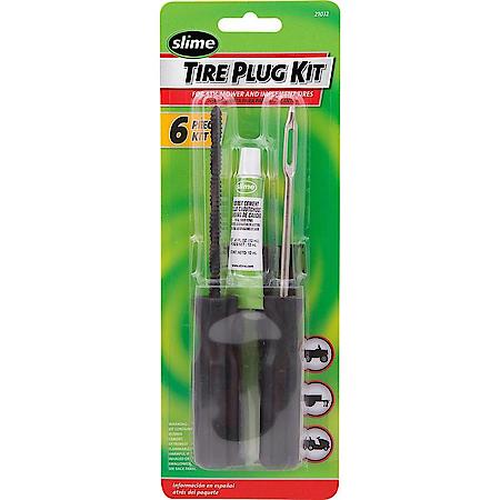 Six-Piece Tire Plug Kit for ATVs, Wheelbarrows and more