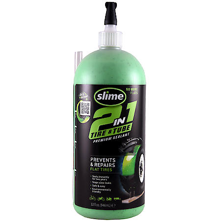 2-in-1 Tire & Tube Sealant: Seals For 2 Years, Stops Leaks, Prevents & Repairs Flat Tires, 32 oz.