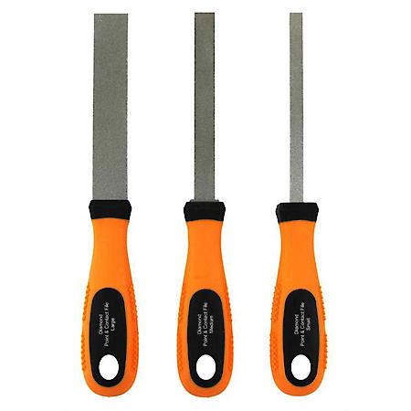 Diamond Point Flat Contact 3-Piece Cleaners