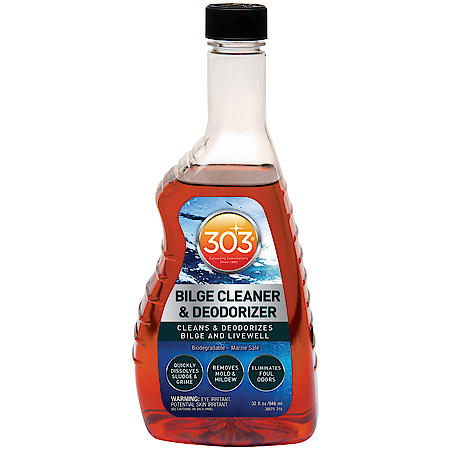 Bilge Cleaner & Deodorizer: Cleans Livewell, 32 oz