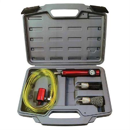 Flow-Through System With Brush And Venturi