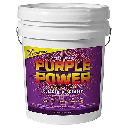 Purple Power Concentrated Industrial Strength Cleaner/Degreaser, 5 Gallon