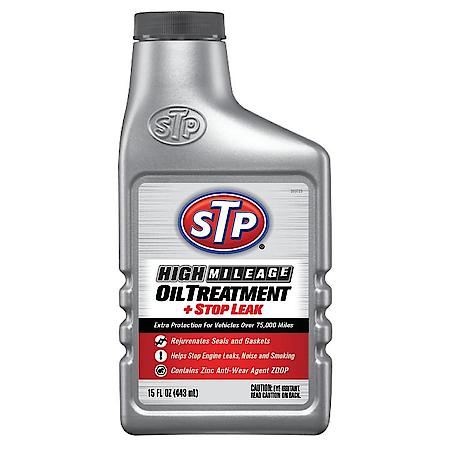 High Mileage Oil Treatment + Stop Leak (15 fluid ounces)