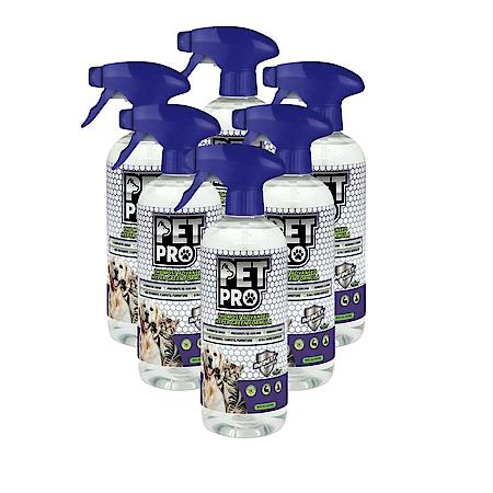 PetPro Pet Odor Eliminator & Interior Spray 16 oz. 6-Pack Fresh & Clean Scent