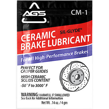 Cerami-Glyde Hi-Performance Brake Lubricant: Silicone, .14 Oz (sold by each)