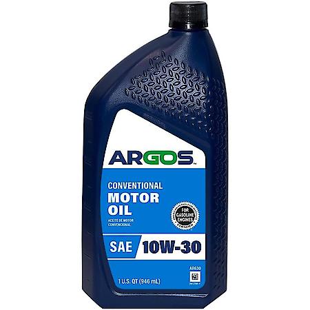 10W-30 Conventional Motor Oil: Prevents Low-Speed Pre-Ignition, 1 Quart