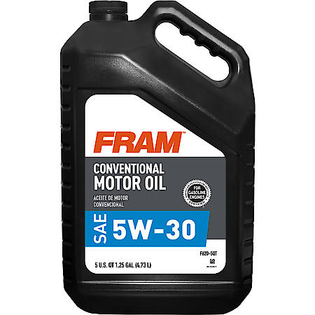 5W-30 Conventional Motor Oil: Low-Speed Pre-Ignition Control, 5 Quart