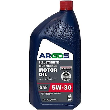 High Mileage 5W-30 Full Synthetic Motor Oil: Reduces Oil Consumption, 1 Quart