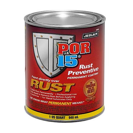 Semi Gloss Black Rust Preventive Permanent Coating