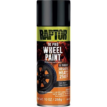 Wheel Paint - Satin Black; 10 oz. ; Easy to use and fast drying