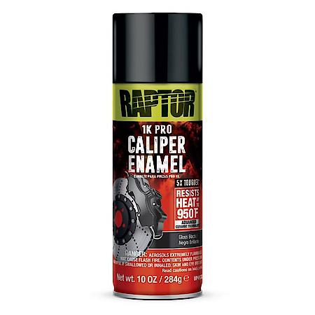 Caliper Enamel Gloss Black Paint; 10 oz., Superior adhesion