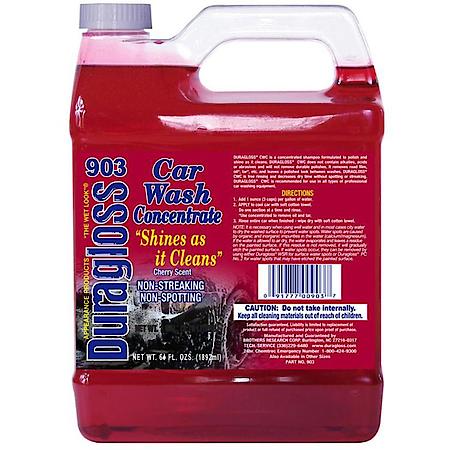 Car Wash Concentrate: Shines As It Cleans, No-Streaking, No-Spotting, Alkaline Free, 64 OZ