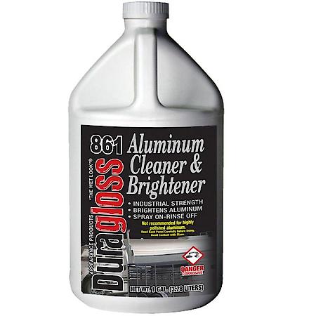 HD Aluminum Brightener: Removes Oxidation, Spray-On Rinse-Off, Brightens Aluminum, 128 OZ