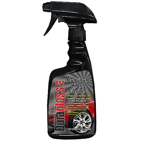 An acid based one step wheel cleaner for semi dull aluminum wheels