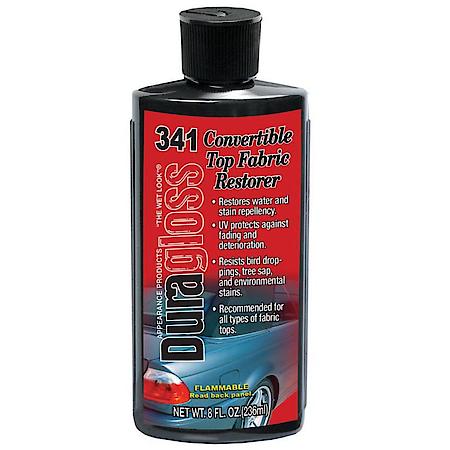 Convertible Top Fabric Restorer: Restores Repellency, UV Protection, Body Shop Safe, 8 OZ