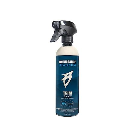 TRIM SAUCE Black Plastic Trim Restorer & Protectant, 16 oz.