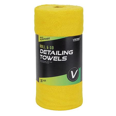 Grab N Go Detailing Towel Roll, 12" x 16" Size, 30 Pack