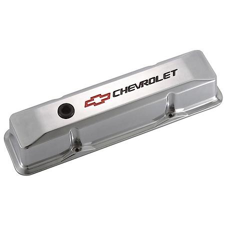 Polished Valve Covers: Chevrolet 262-400 '59-'86, Tall, Aluminum, Set Of Two
