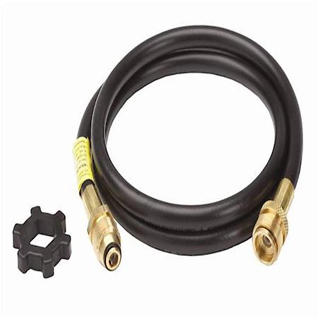 10' Buddy Series Propane Hose Assembly (No Fuel Filter Required)