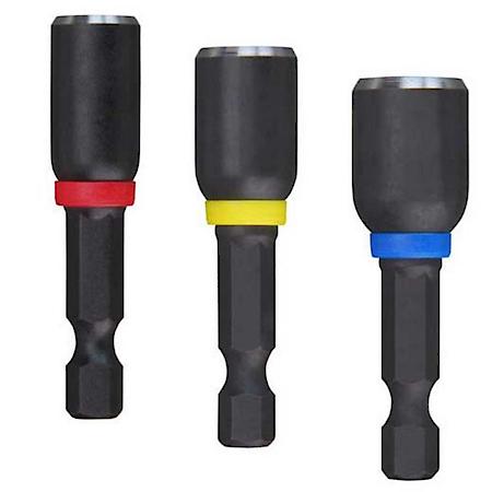 3 Piece Shockwave 1-7/8" Magnetic Nut Driver Set