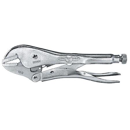 Pliers Locking Straight Jaw 10 In. Adj 0 To 1 5/8