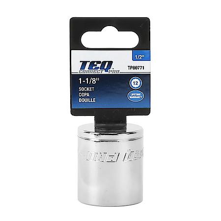 1/2" Drive 12-Point Standard Socket 1-1/8"