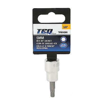 3/8" Drive Hex Bit Socket 5 mm
