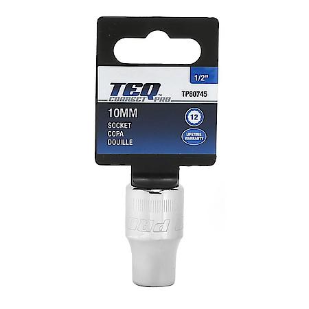 1/2" Drive 12-Point Standard Socket 10 mm