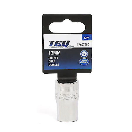 1/2" Drive 12-Point Standard Socket 13 mm