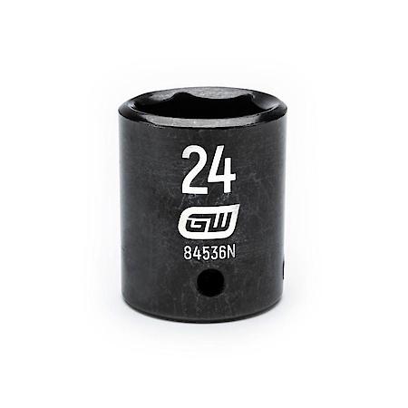 1/2" Drive 6 Point Standard Impact Metric Socket 24mm