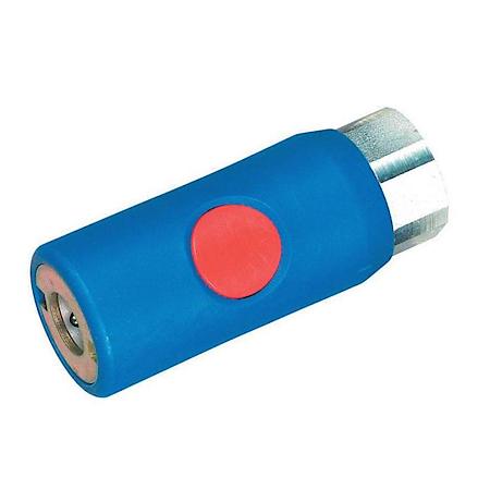 Coupler Red Button 1/4 Fem Use W/Mil783 Plug