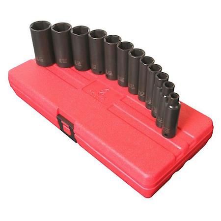 Socket Set Impact 3/8In. Drive 12 Pc Deep Sae