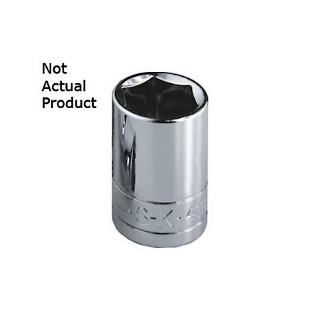 1/4" Drive 6 Point Standard Fractional Socket, 5/8"