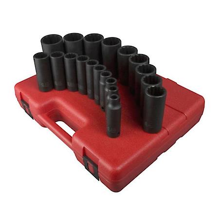 19-Piece 1/2 In. Drive 12-Point Fract