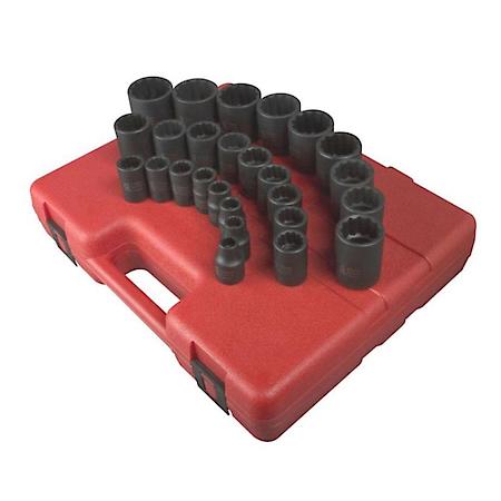 26-Piece 1/2 In. Drive 12-Point Metri