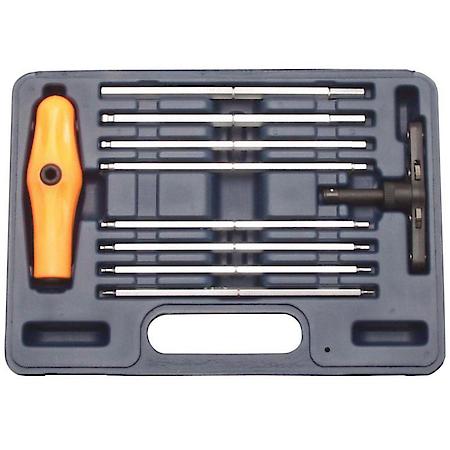 T Handle Sae Ball Hex 10 Pc Set Ratcheting