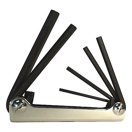 5 Piece Metric Fold-Up Hex Key Set