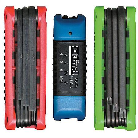 24 Piece Combination Ergo Fold Hex Key Sets