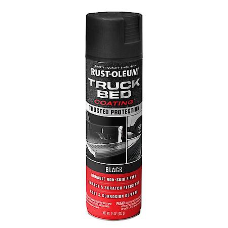 Automotive Black Truck Bed Coating  Spray Paint, 15 oz.