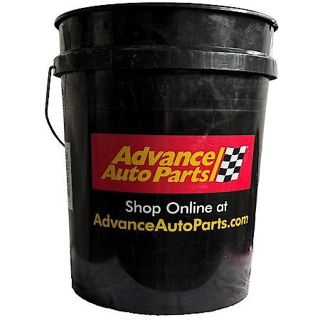 5 Gallon Bucket: Advance Auto Logo, Car Wash Bucket, Black