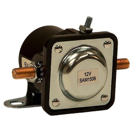 12 Volt Plastic Case Insulated Solenoid Intermittent Duty GND To Activate