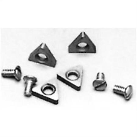 10Pk Pos Rake Bits W/Carb Inserts Amm/Accu Lathes