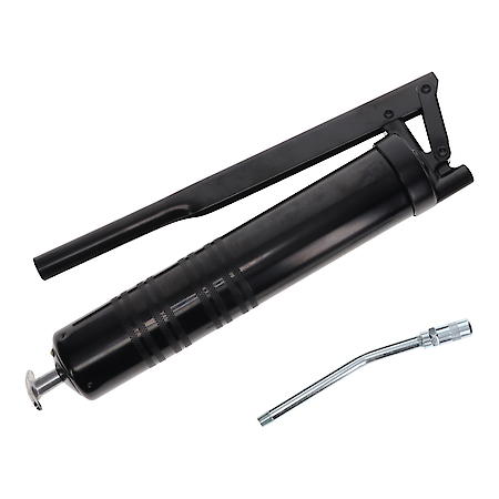 Standard Duty Lever-Action Grease Gun - 2-Way loading - uses 14 ounce cartridges - WP 6,000 psi