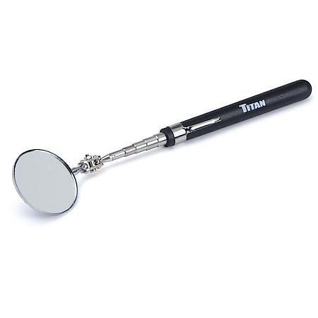 Inspection Mirror - Telescoping, Round, Pocket Clip, 2 Inch