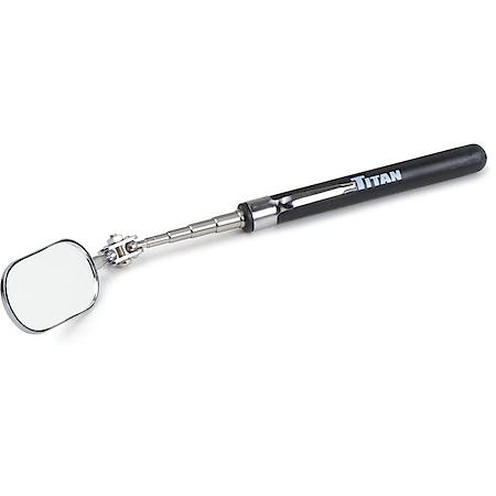 Inspection Mirror - Telescoping, Oval, Pocket Clip, 1 Inch by 2 Inch