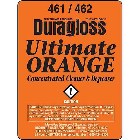Carmax labels for Ultimate Orange containers