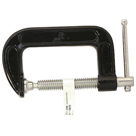 Durable 3-Inch C-Clamp with Malleable Iron Body and Carbon Steel Spindle