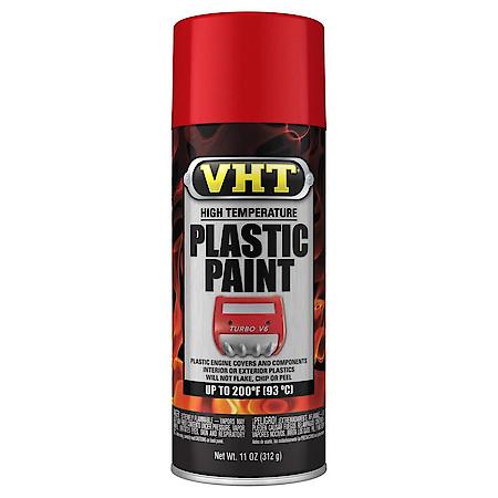 VHT, High Temperature Plastic Paint, Matte, Red, 11-oz